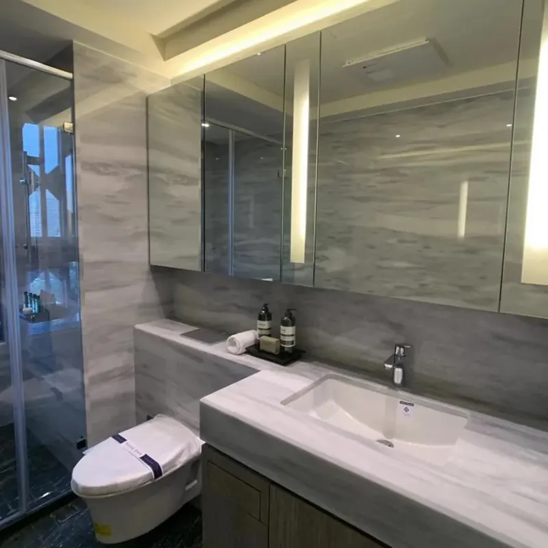 แผ่นหินอ่อนสำหรับโต๊ะเครื่องแป้งในห้องน้ำจะทำให้ฉันพอใจทุกเช้าหรือไม่?