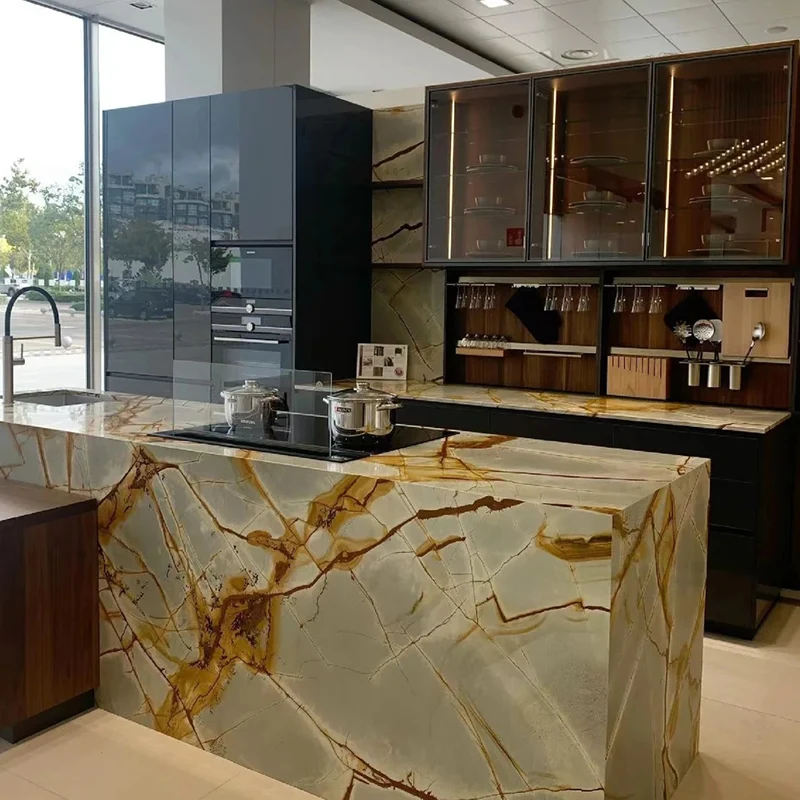 แผ่นหิน Quartzite สีน้ำเงิน