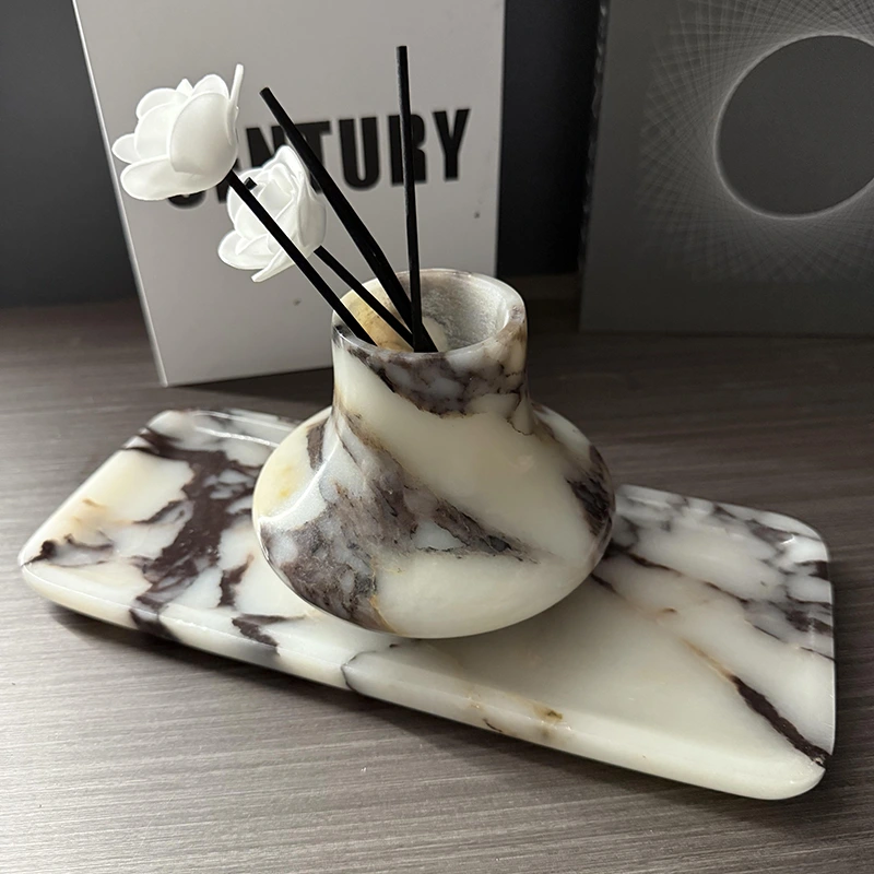 แจกันหินอ่อน Calacatta Viola